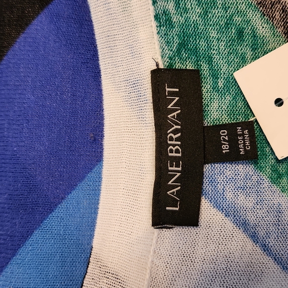 Lane Bryant NEW Acemtrical Hem Light Weight Long Sleeve Tunic 18/20 NWT W-547 - Picture 5 of 8